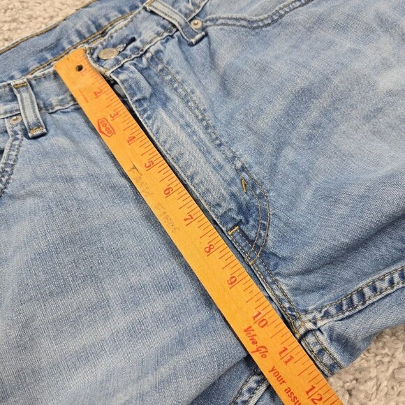 Levis 559 Jeans Men 36x30 (Fits 35x29) Blue Relaxed Straight Fit Light Wash - Picture 10 of 13